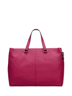 Radley Pickwick Leather Grab Bag - view 2, Dark Rose