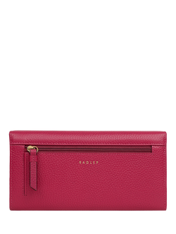 Radley Loyal Radley Leather Flap Over Purse, Dark Rose - view 2, Dark Rose