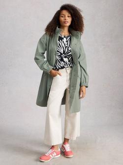 White Stuff Beth Waterproof Coat, Green