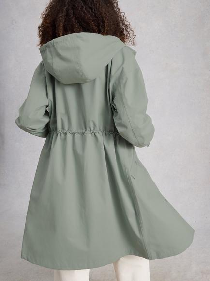 White Stuff Beth Waterproof Coat - view 2, Green