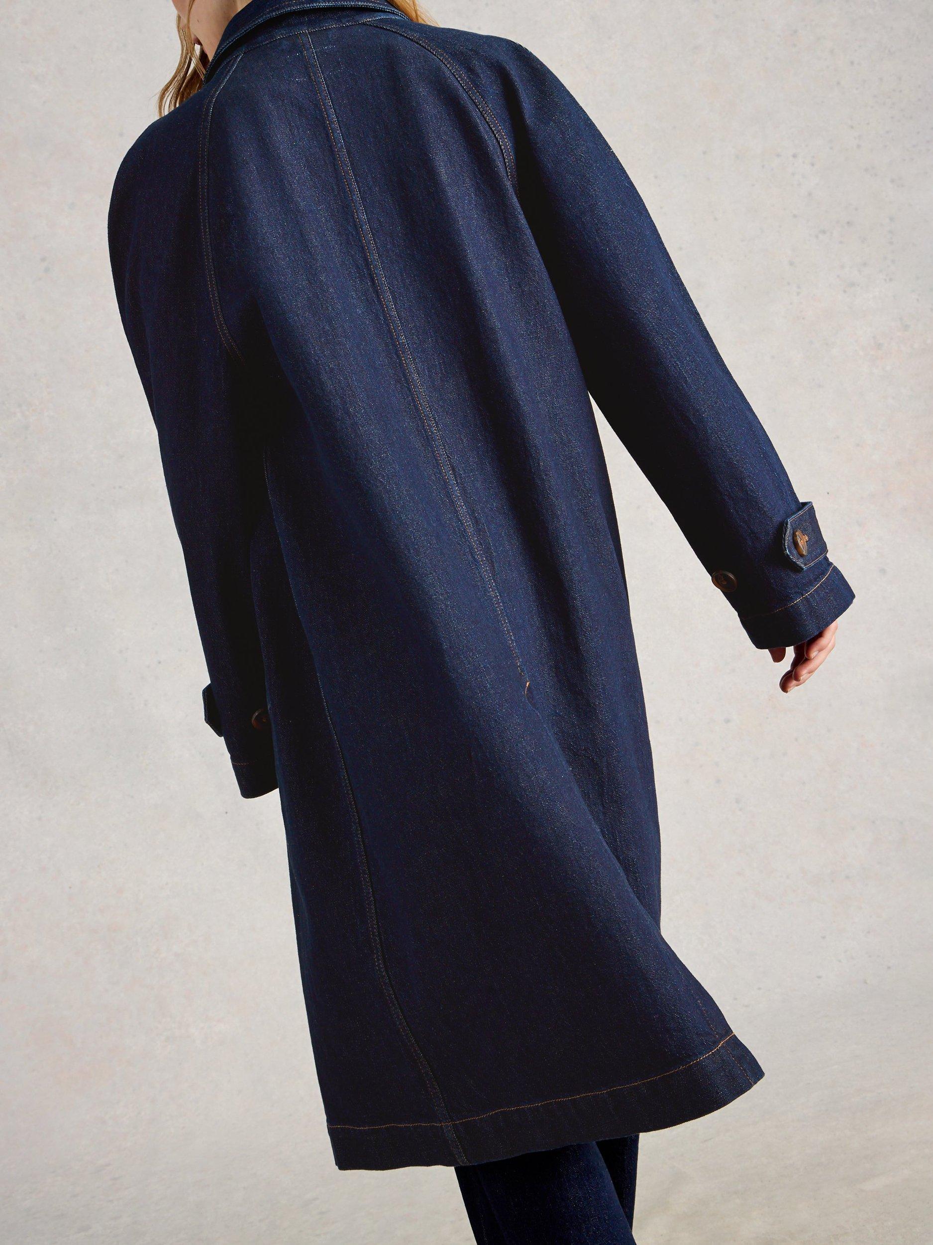 Product image 2 of 6, which shows White Stuff Oakleigh Denim Coat , Blue, 6