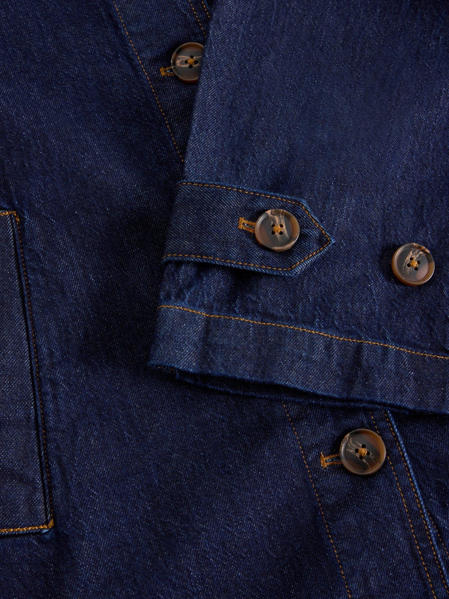 Product image 6 of 6, which shows White Stuff Oakleigh Denim Coat , Blue, 6