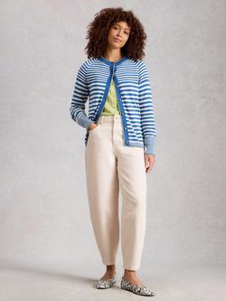 White Stuff Aubrey Barrel Leg Jeans, Natural, Natural