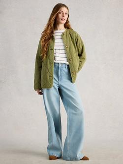 White Stuff Ayla Wide Leg Jeans, Light Blue, Light Blue