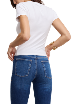 Good American Stretch Baby T-Shirt, White - view 2, White