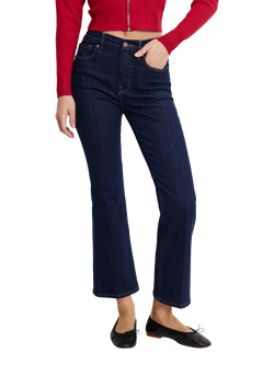 Good American Legs Cropped Bootcut Jeans, Indigo1153, Indigo1153