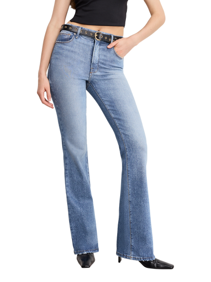 Good American Good Classic Bootcut Jeans, Indigo627, Indigo627
