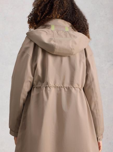 White Stuff Beth Waterproof Coat - view 2, Natural