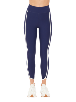 THE UPSIDE Samara Side Stripe Workout Leggings - view 2, Navy