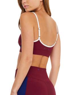 THE UPSIDE Adesa Sports Bra, Maroon - view 2, Maroon