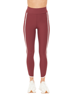 THE UPSIDE Samara Side Stripe Workout Leggings - view 2, Red