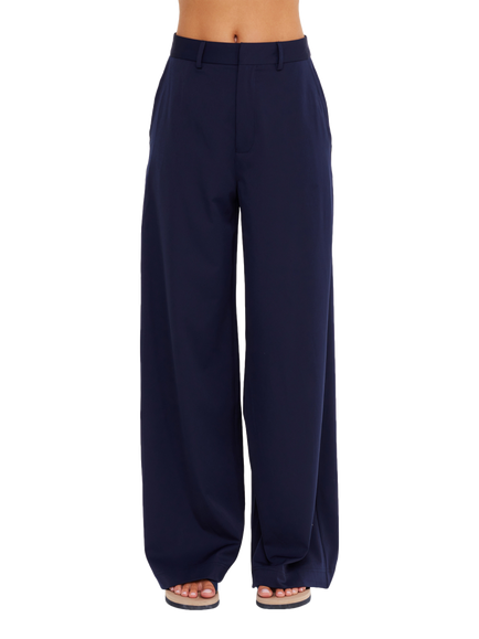 THE UPSIDE Mira Wide Leg Trousers, Navy - view 2, Navy