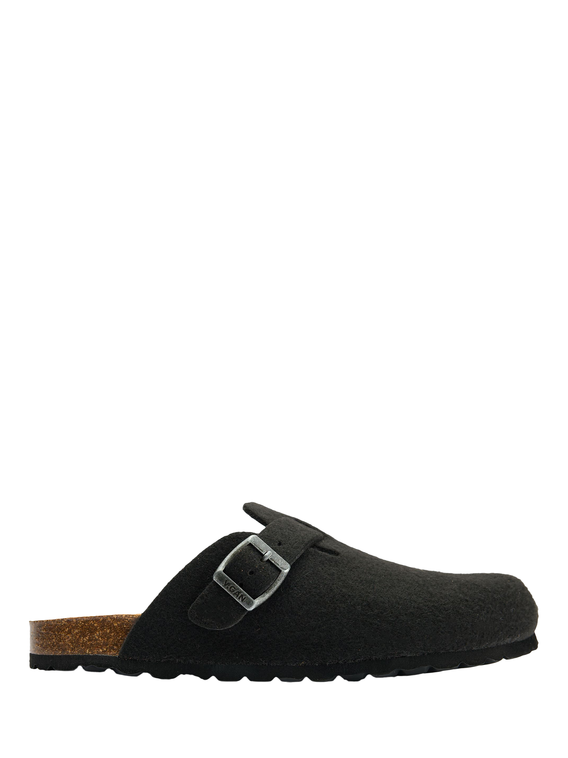 Product image 1 of 5, which shows V.GAN Taro Clogs, Black, 6