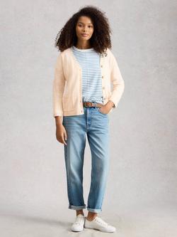 White Stuff Nova V-Neck Cardigan, Natural