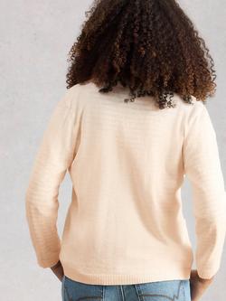 White Stuff Nova V-Neck Cardigan - view 2, Natural