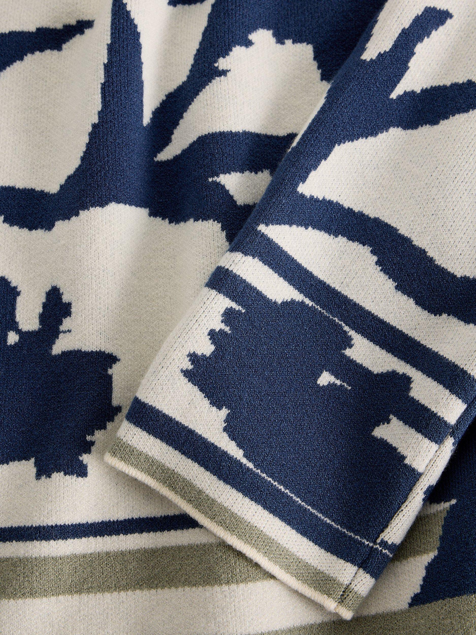 Product image 6 of 6, which shows White Stuff Fabia Floral Jumper, White/Multi, 6