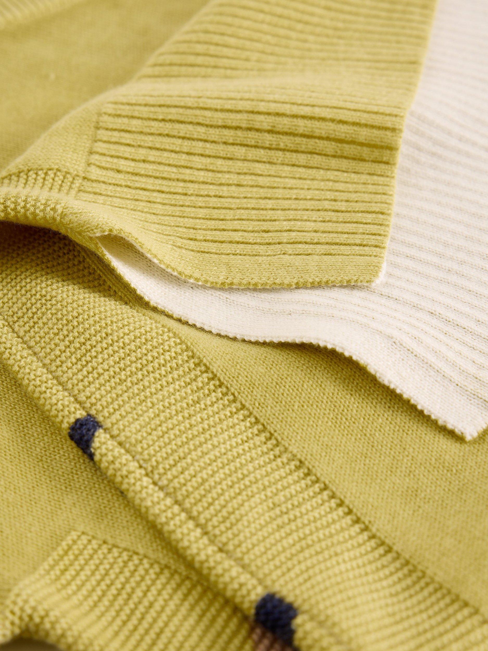 Product image 6 of 6, which shows White Stuff Olive Floral Jumper, Olive Yellow/Multi, 6