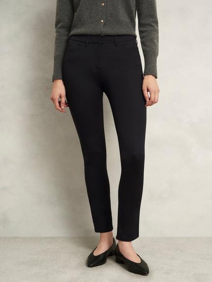 Hobbs Amanda High Rise Skinny Jeans, Black, Black