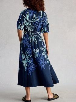 White Stuff Kate Dress, Blue - view 2, Blue