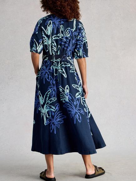 White Stuff Kate Dress, Blue - view 2, Blue