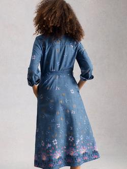 White Stuff Lana Dress, Blue - view 2, Blue