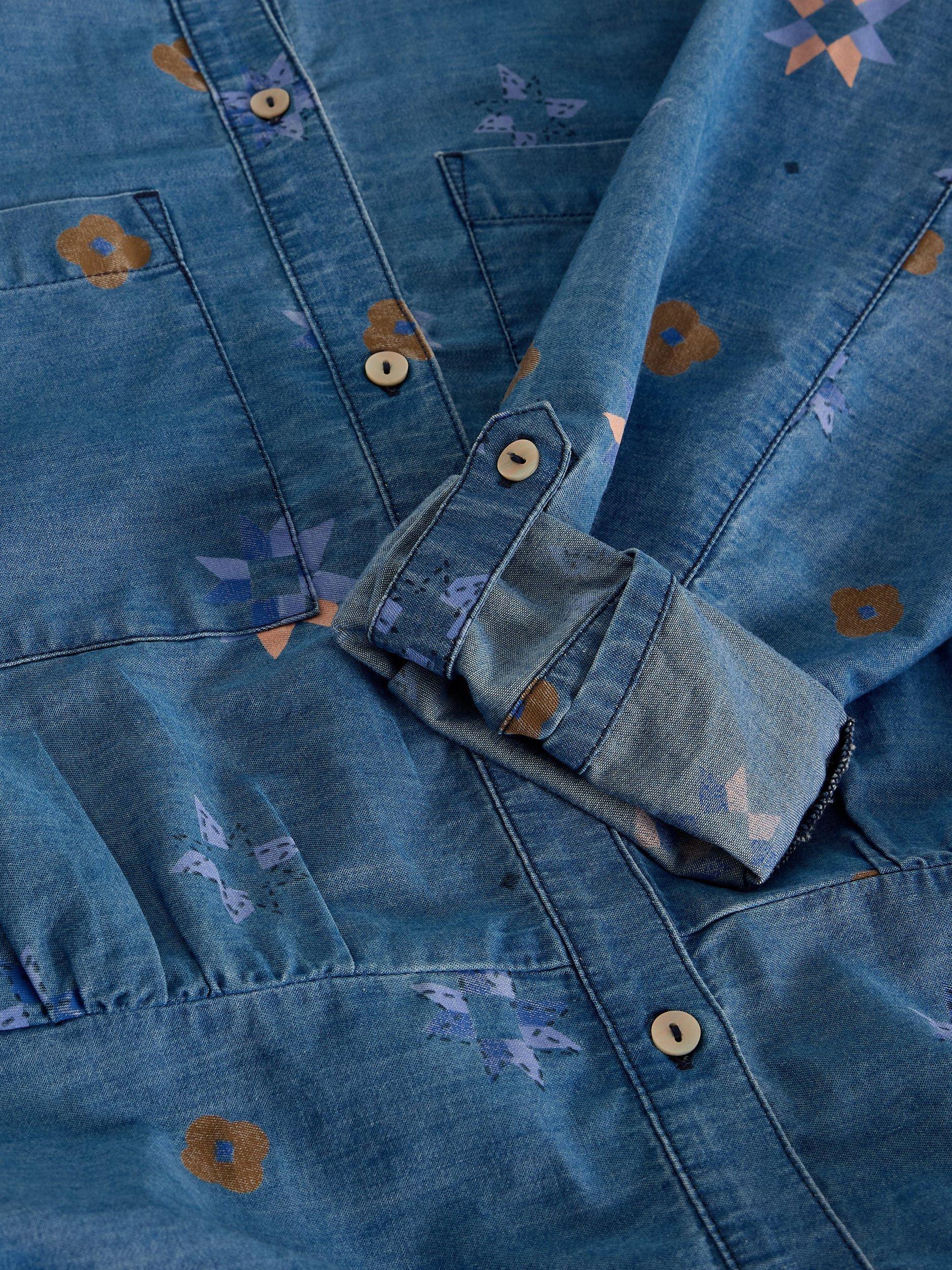 Product image 6 of 6, which shows White Stuff Lana Dress, Blue, 6