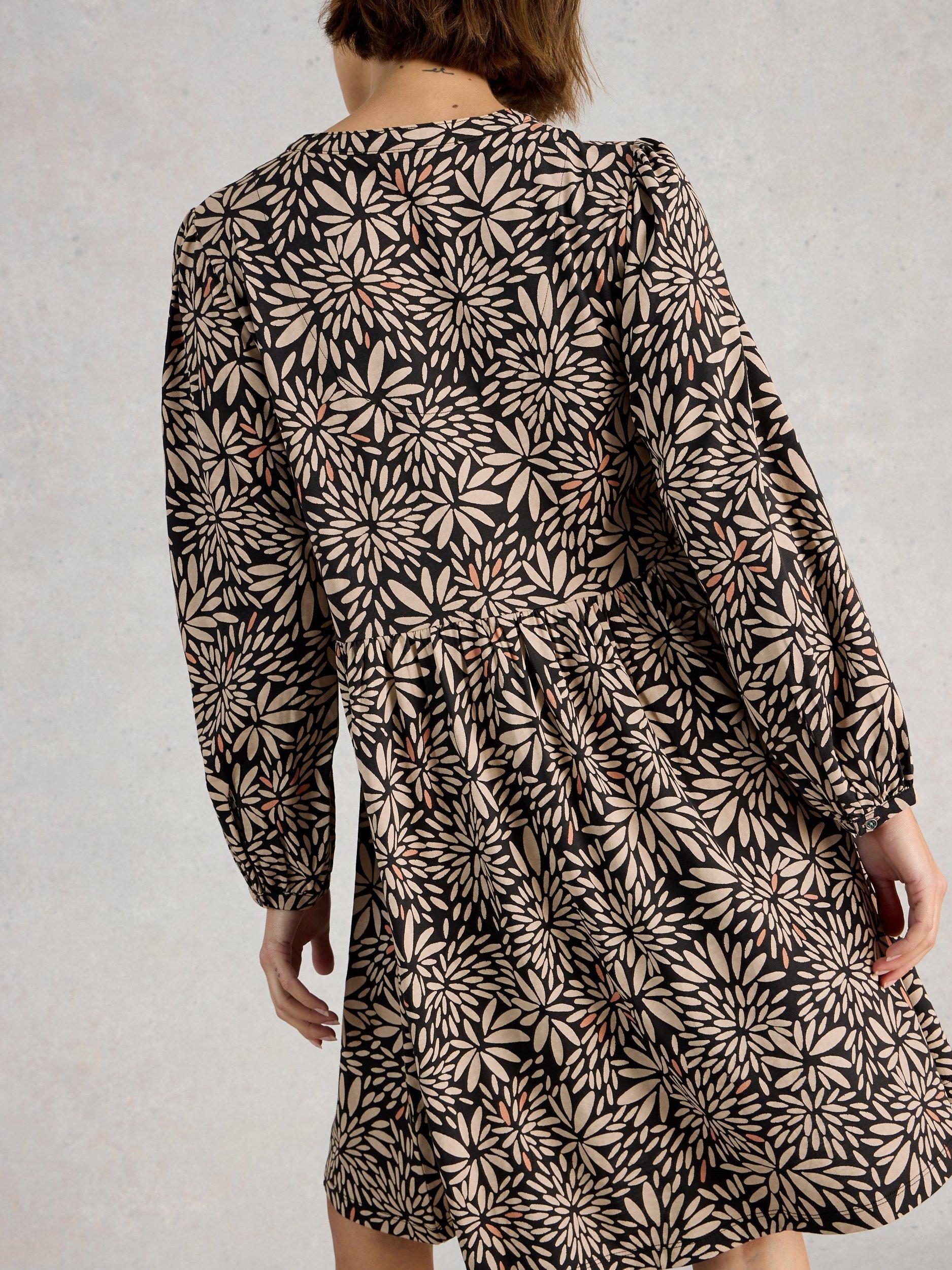 Product image 2 of 6, which shows White Stuff Lola Floral Jersey Dress, Multi, 6