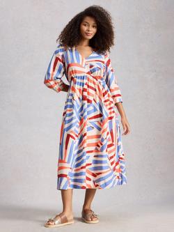 White Stuff Lucy Dress, White/Multi, White/Multi