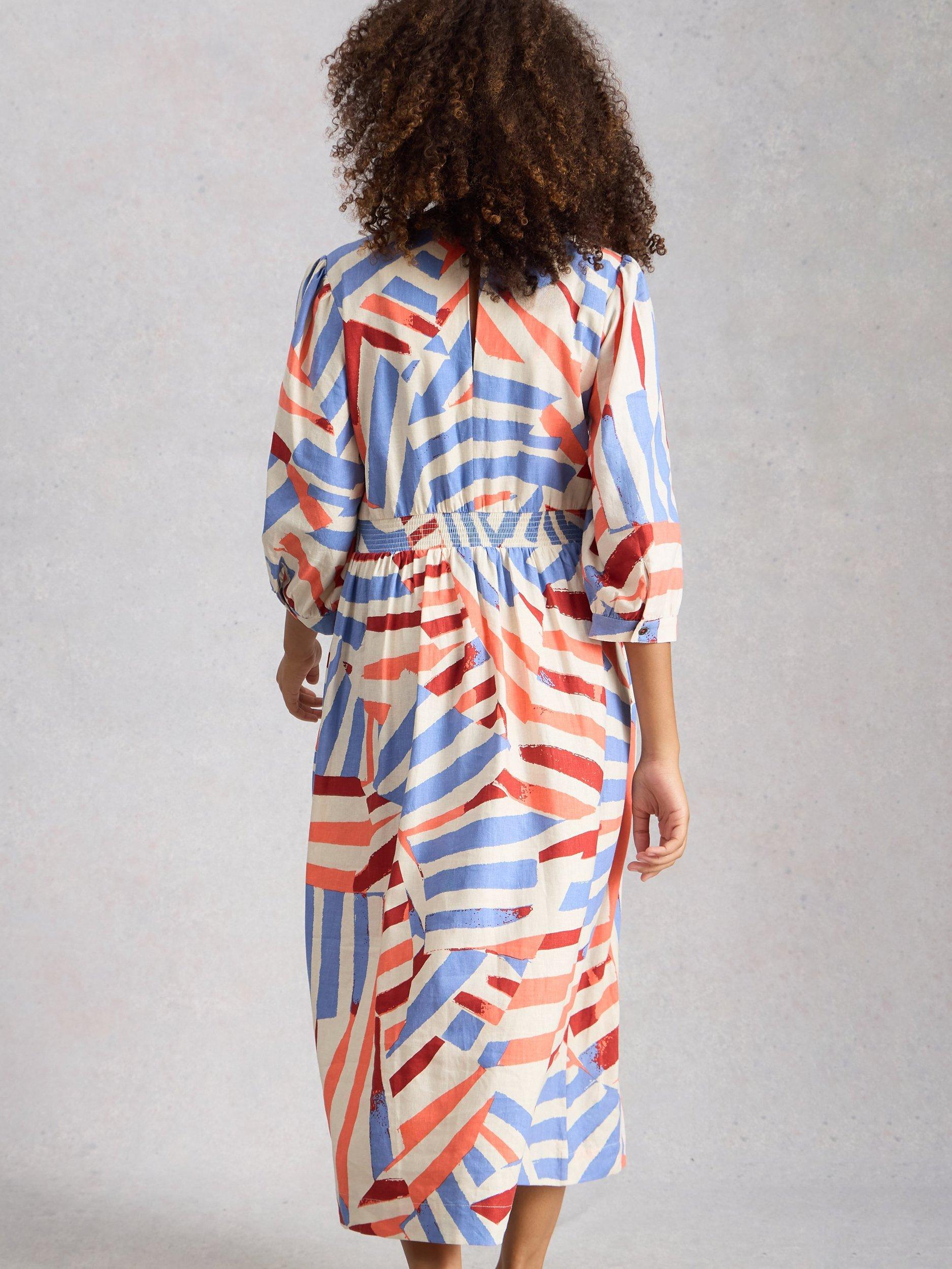 Product image 2 of 6, which shows White Stuff Lucy Dress, White/Multi, 6