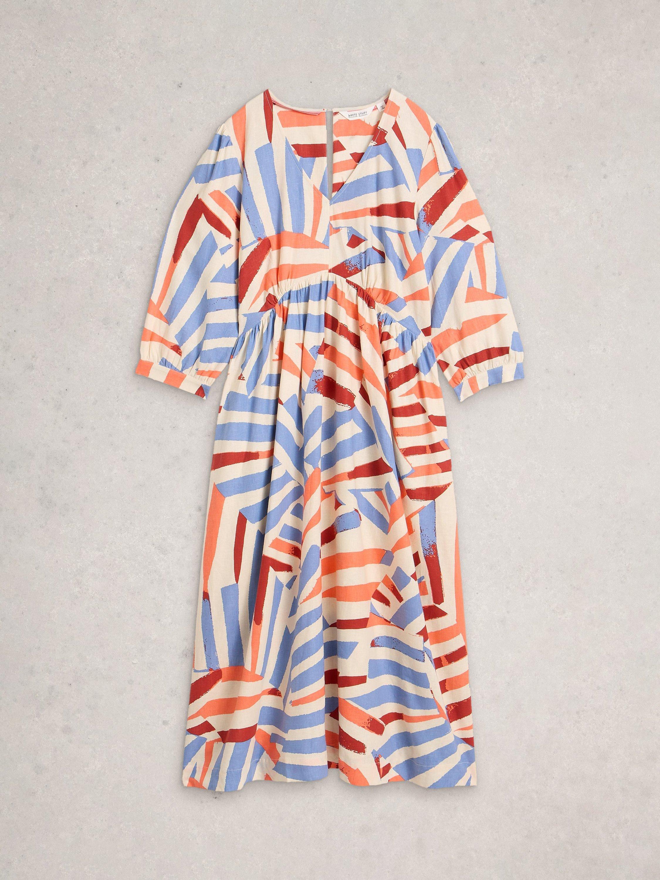 Product image 5 of 6, which shows White Stuff Lucy Dress, White/Multi, 6