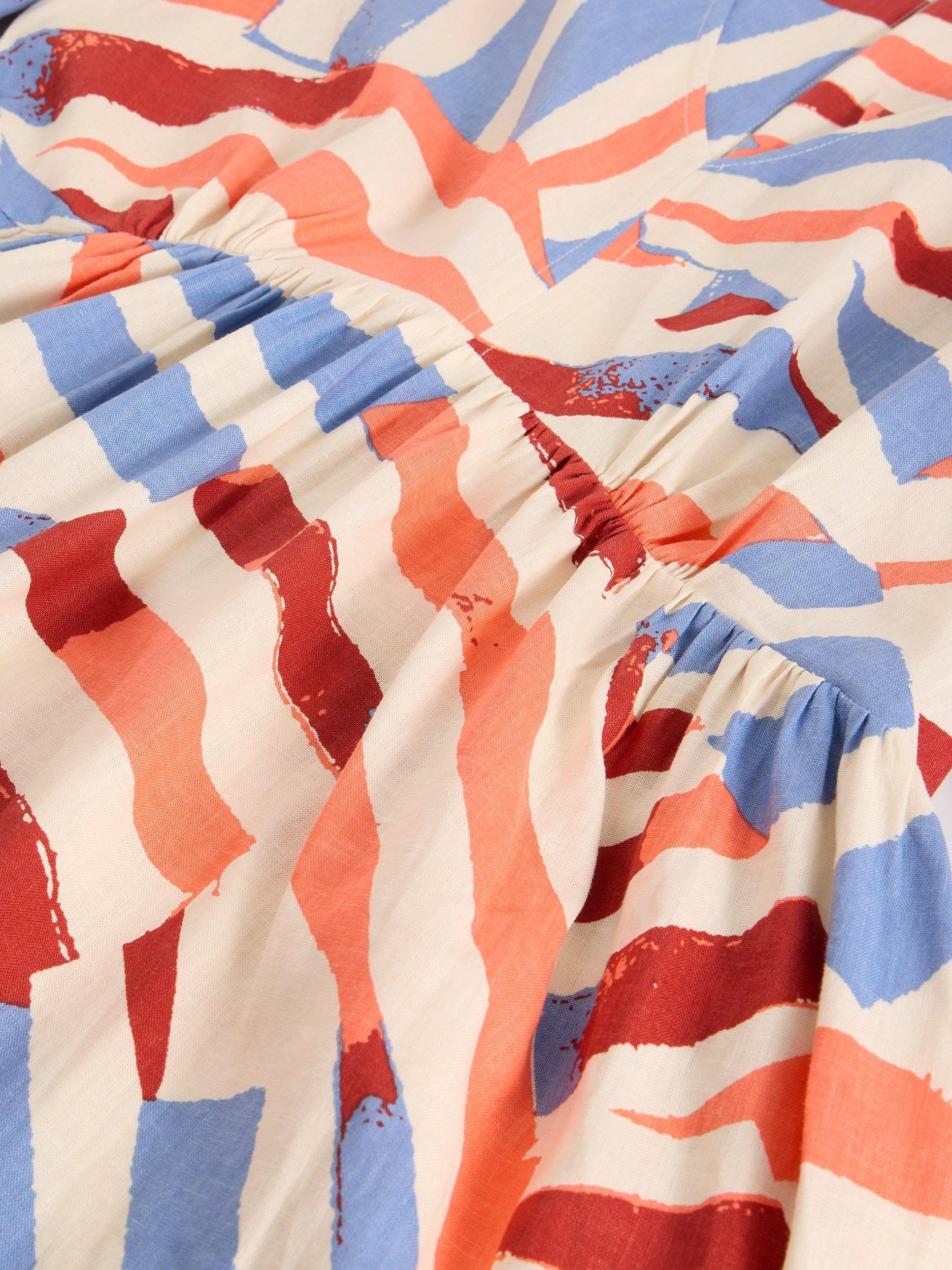 Product image 6 of 6, which shows White Stuff Lucy Dress, White/Multi, 6