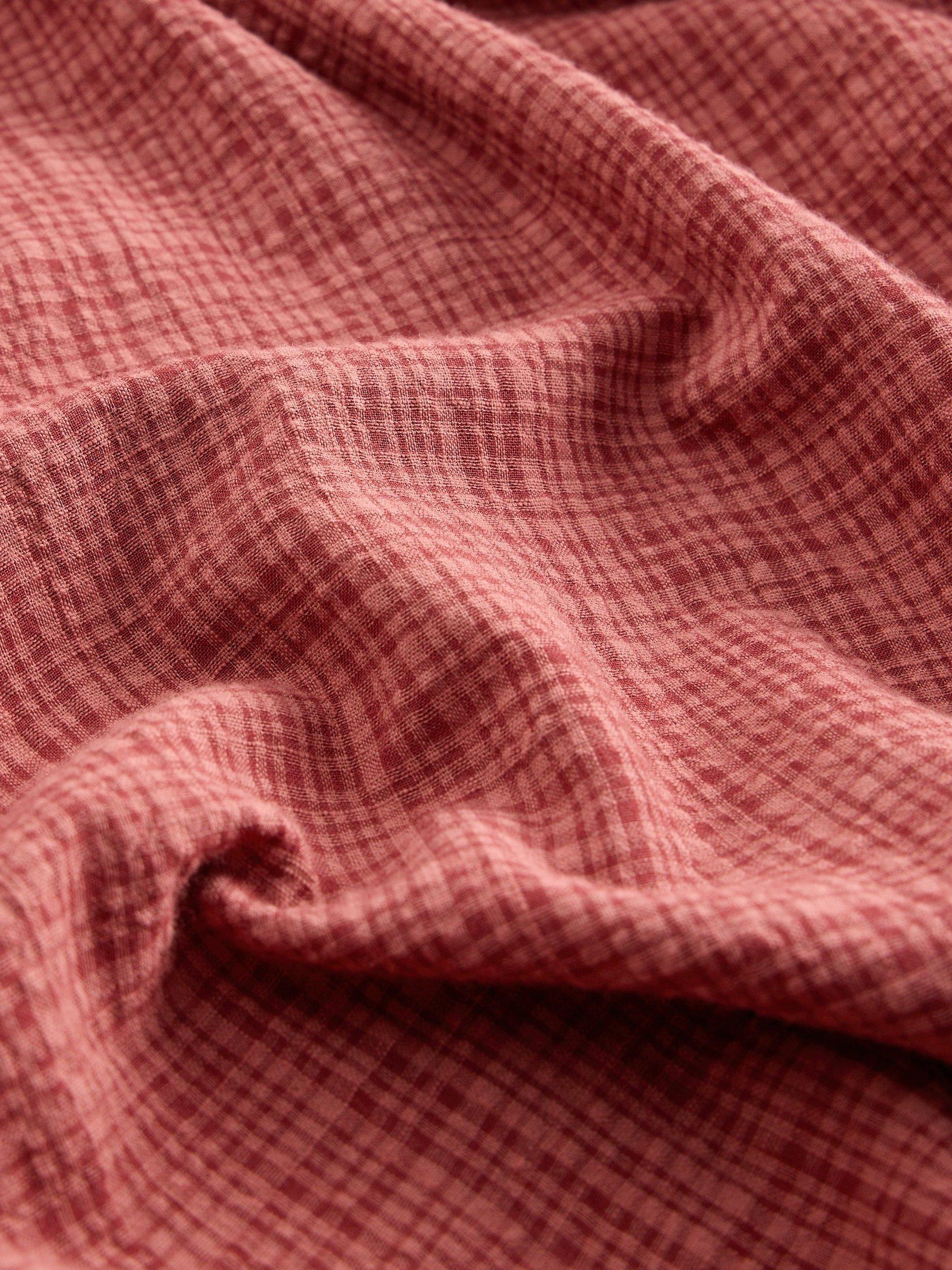 Product image 6 of 6, which shows White Stuff Lucy Check Midi Dress, Pink, 6