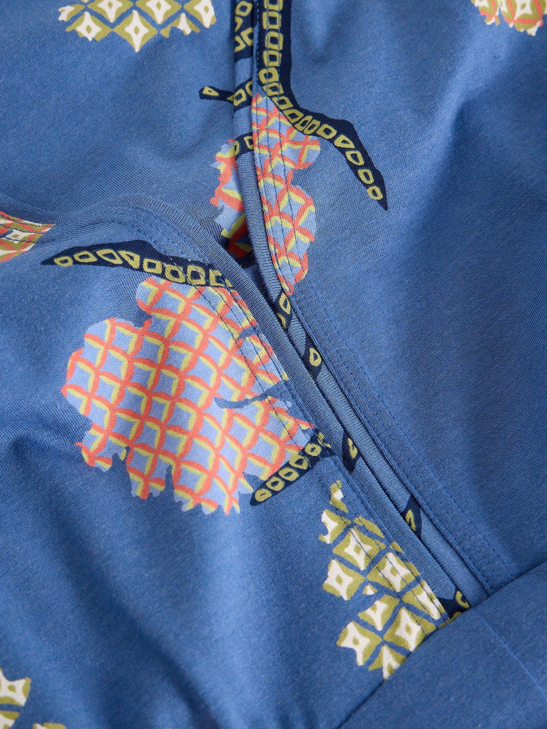 Product image 6 of 6, which shows White Stuff Megan Dress, Blue/Multi, 6