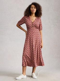 White Stuff Megan Dress, Pink/Multi, Pink/Multi