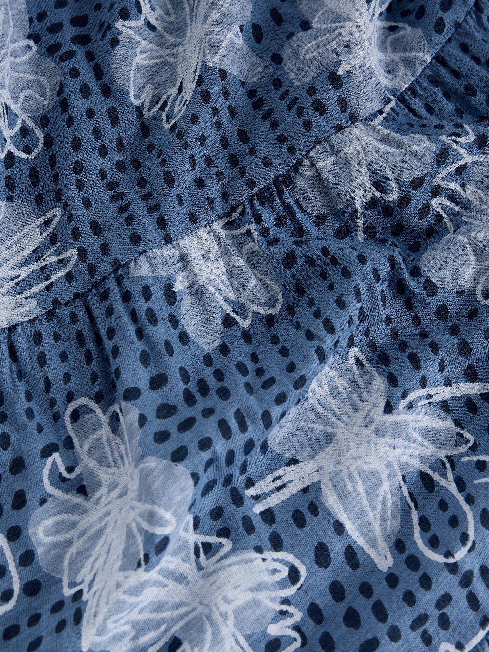 Product image 6 of 6, which shows White Stuff Tabitha Floral Tiered Dress, Mid, 6