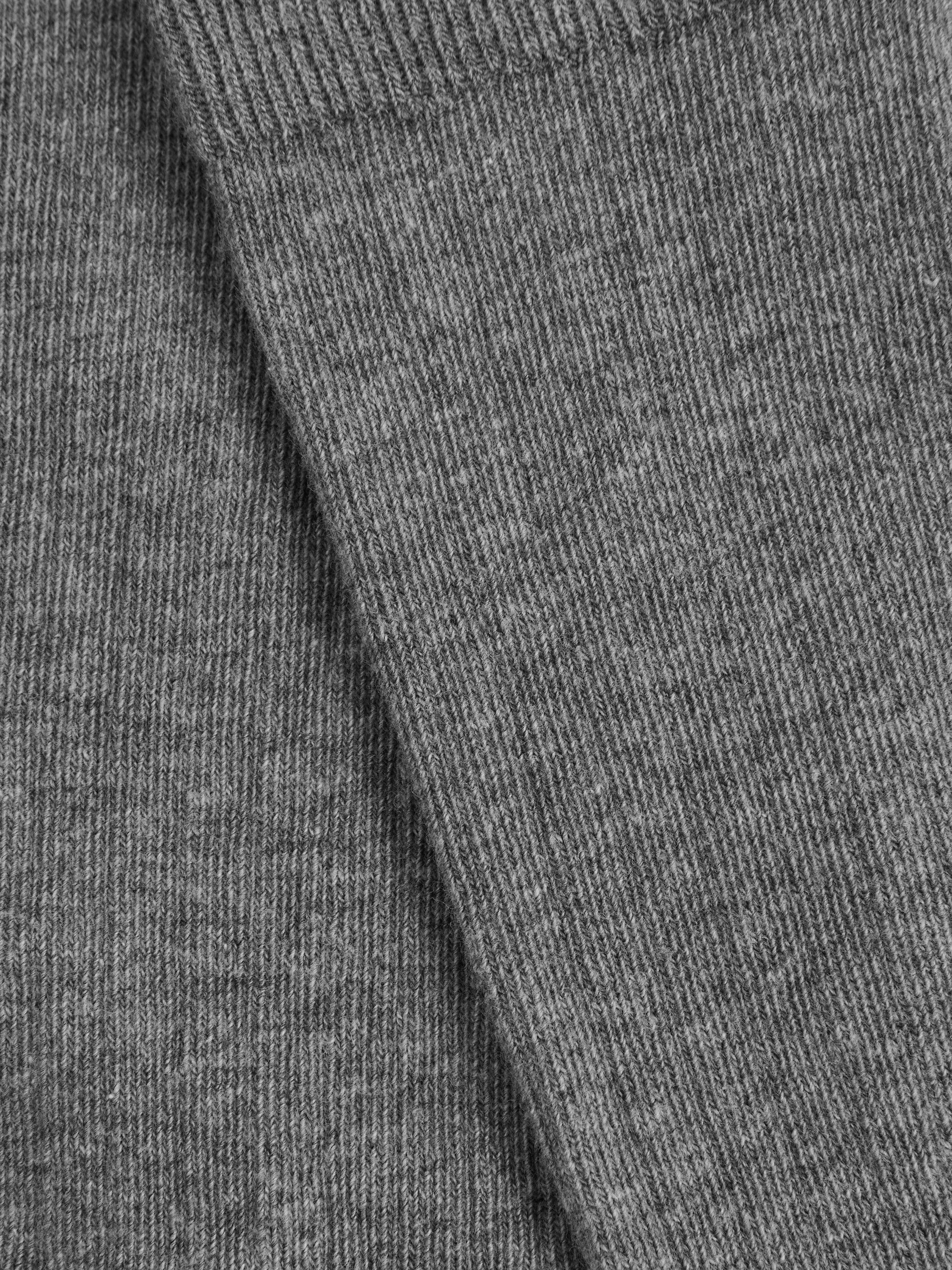 Product image 3 of 11, which shows Reiss Felicia Loafer Socks, Charcoal, 3-5.5