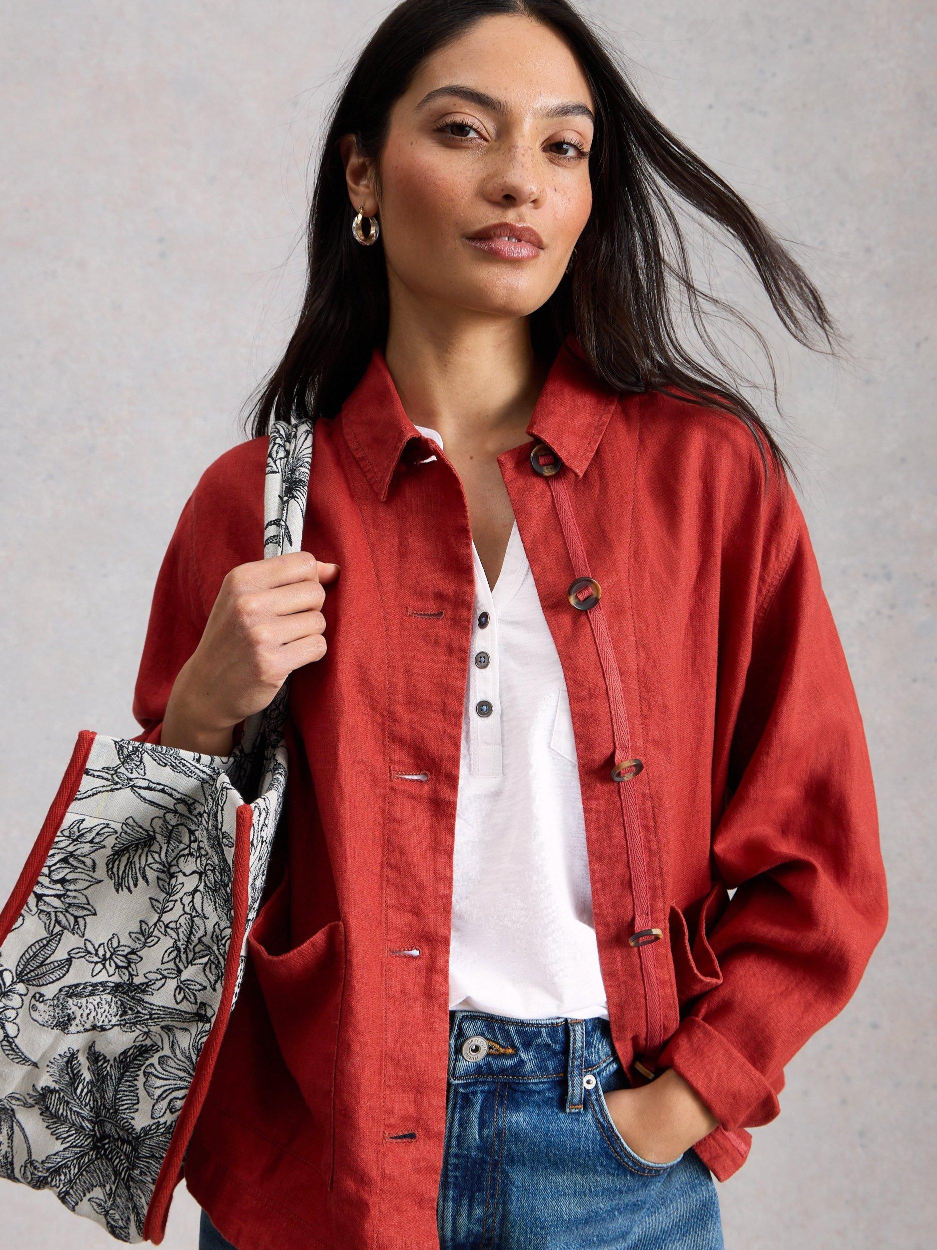 Product image 4 of 6, which shows White Stuff Cecily Cap Sleeve Jersey Top, White, 6