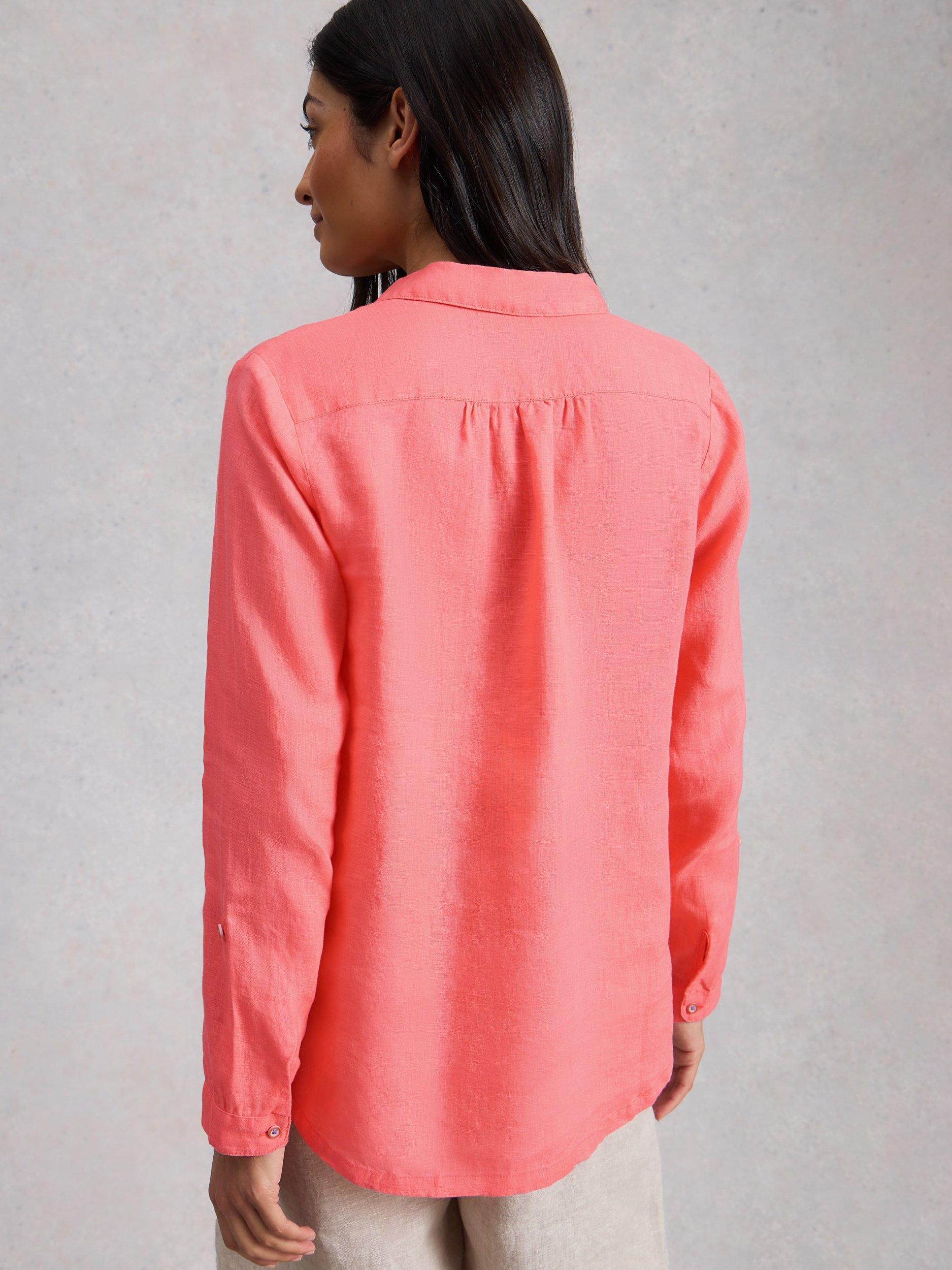 Product image 2 of 6, which shows White Stuff Sophie Shirt, Coral, 6