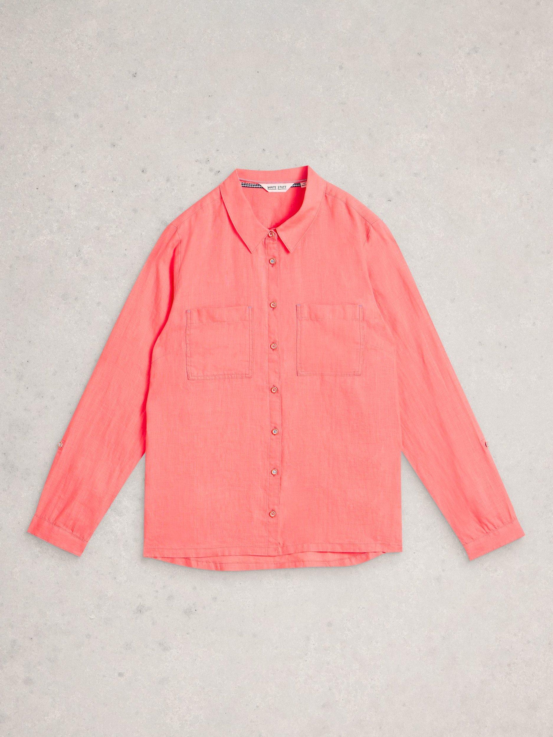 Product image 5 of 6, which shows White Stuff Sophie Shirt, Coral, 6