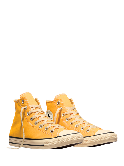 Converse Chuck Taylor All Star Canvas Hi-Top Trainers, Yellow Gold - view 2, Yellow Gold