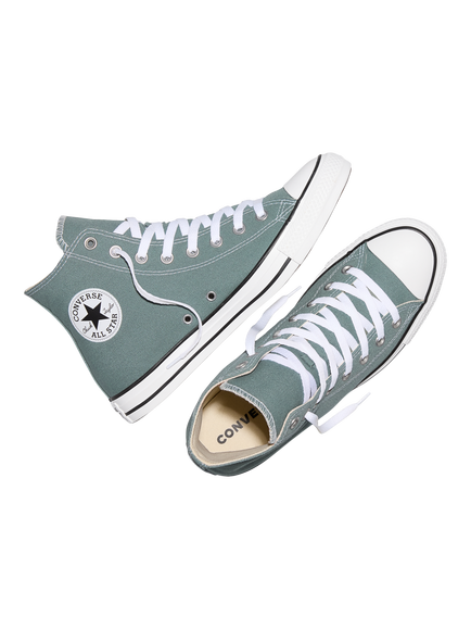 Converse Chuck Taylor All Star Canvas Hi-Top Trainers, Mineral Brew - view 2, Mineral Brew