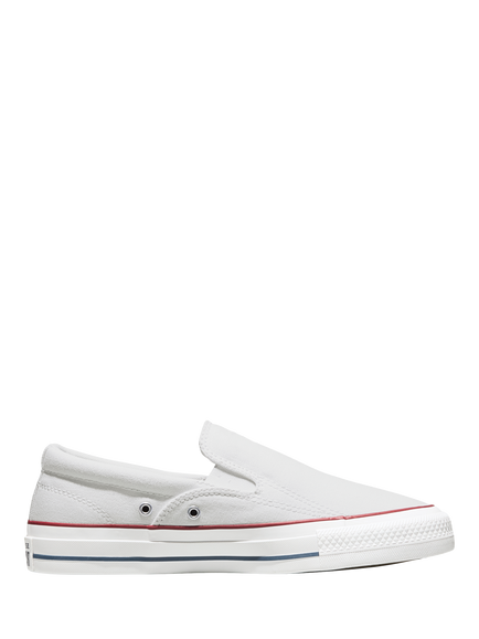 Converse Chuck Taylor All Star Canvas Slip-On Trainers, White, White