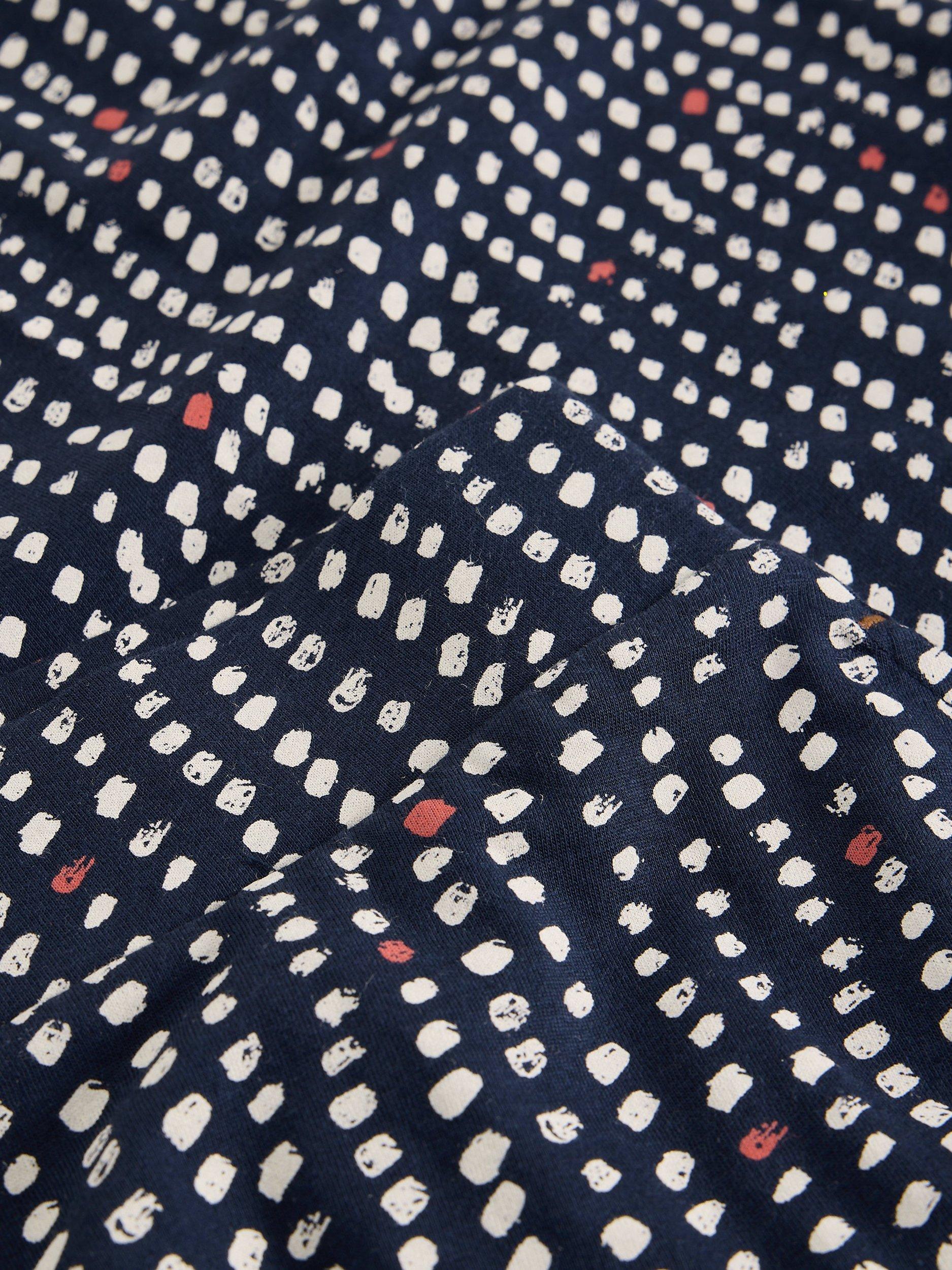 Product image 6 of 6, which shows White Stuff Jada Abstract Maxi Dress, Navy/Multi, 6