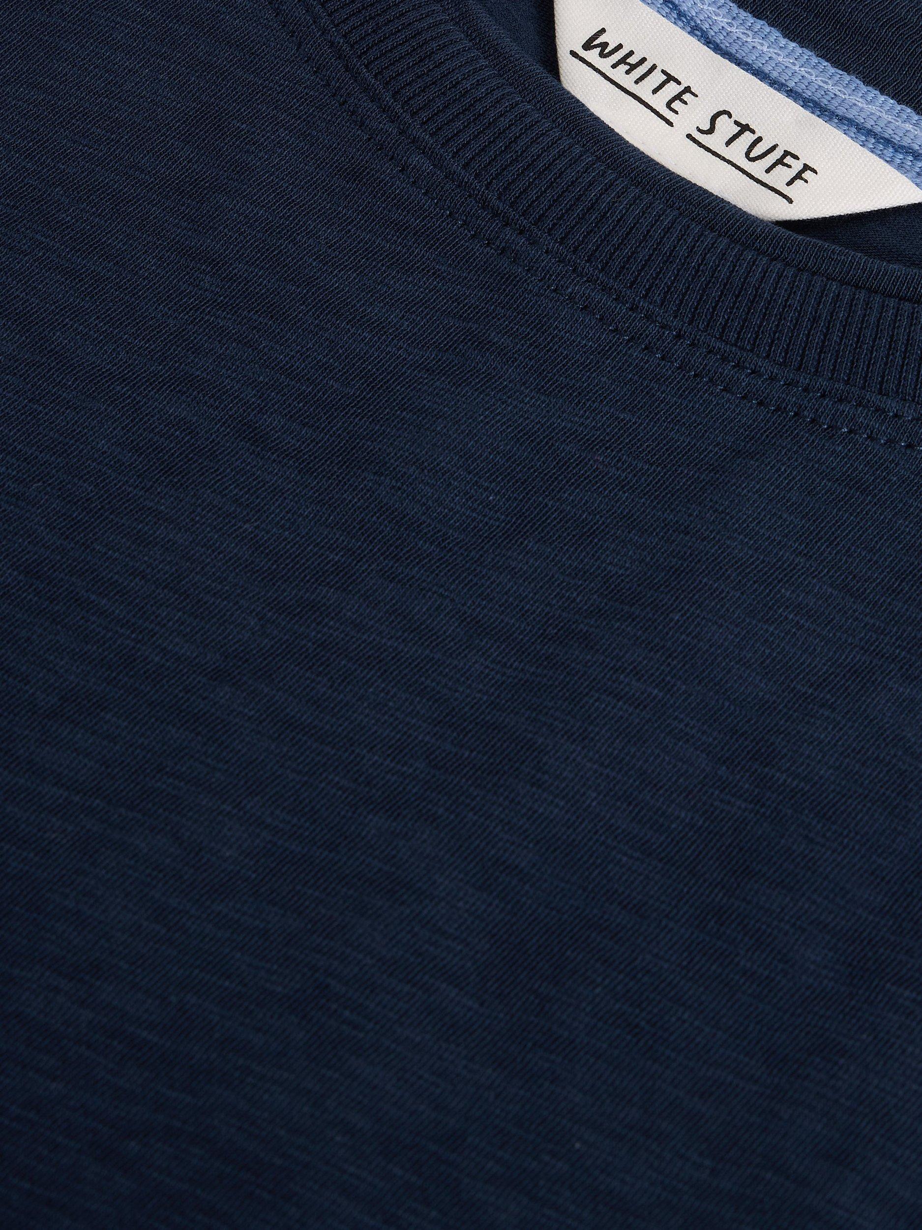 Product image 6 of 6, which shows White Stuff Clara Crew Neck T-Shirt, Blue, 6