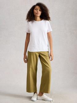 White Stuff Clara Round Neck T-Shirt, Brilliant White, Brilliant White