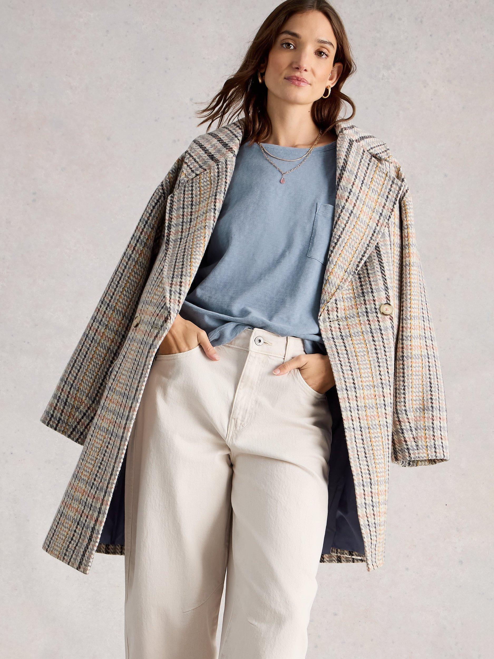 Product image 4 of 6, which shows White Stuff Demi Slouch Jersey Top, Blue, 6