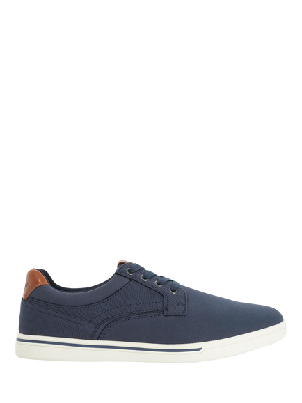 Dune London Tommus Lace Up Trainers, Navy