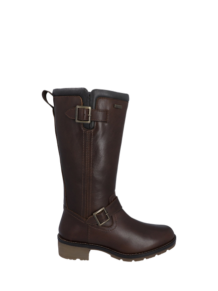 Hunter Skye Tall Leather Calf Boots, Brown