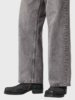 AllSaints Orla Suede Stone Wash Boots - view 2, Grey Charcoal