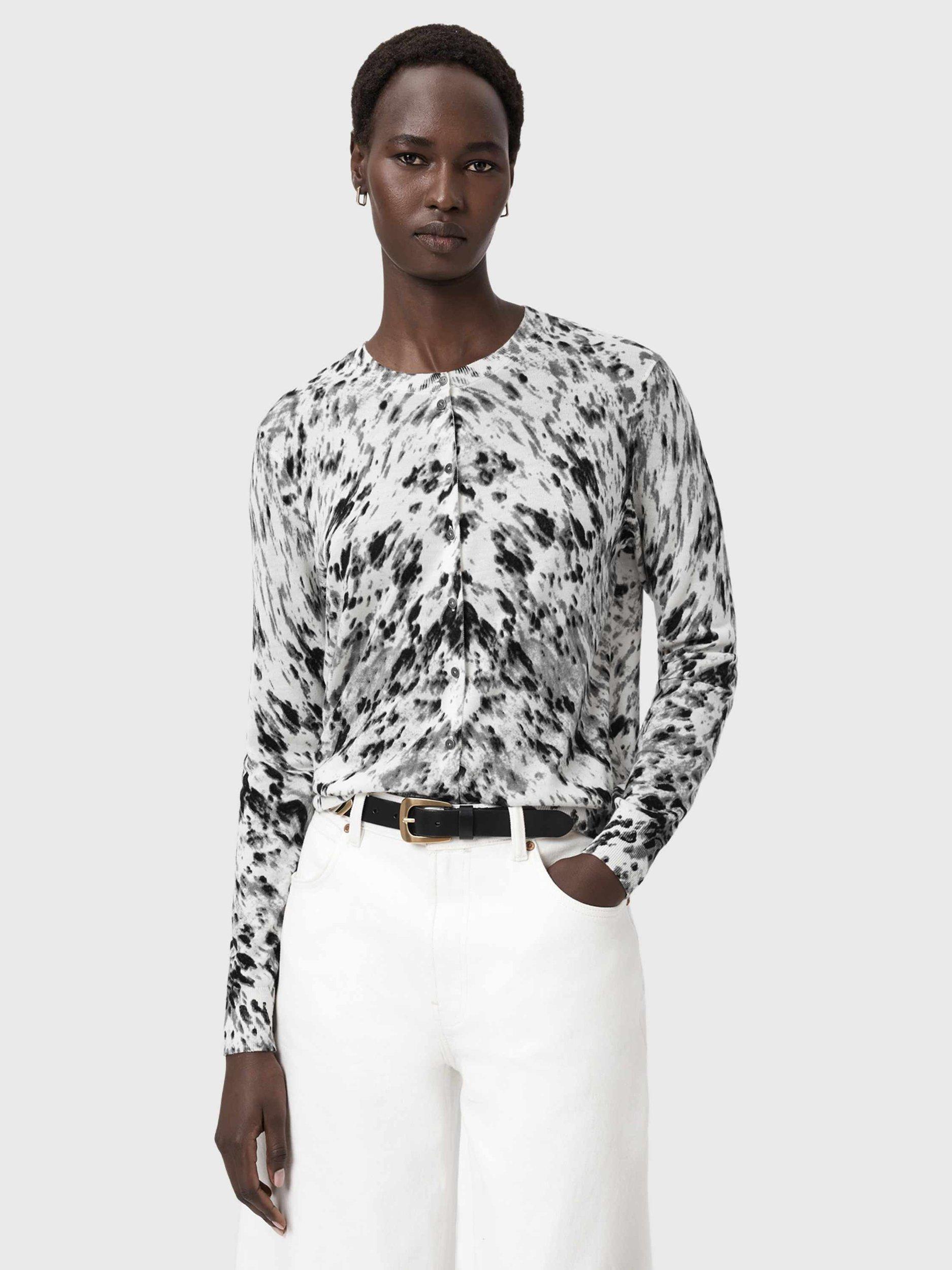 Product image 6 of 7, which shows AllSaints Anouk Cardigan, Off White, L